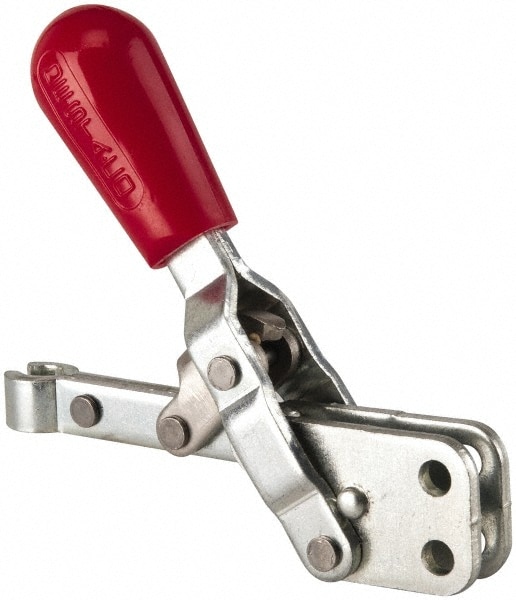 De-Sta-Co 202-B Manual Hold-Down Toggle Clamp: Vertical, 200 lb Capacity, Solid Bar, Straight Base Image