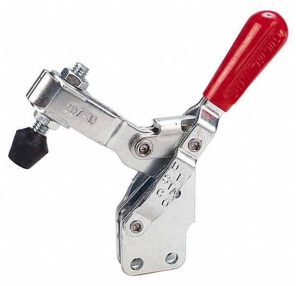 De-Sta-Co 207-69 Manual Hold-Down Toggle Clamp: Vertical, 375 lb Capacity, U-Bar, Straight Base Image