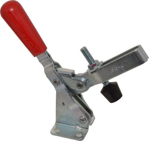 De-Sta-Co 210-25 Manual Hold-Down Toggle Clamp: Vertical, 600 lb Capacity, U-Bar, Flanged Base 