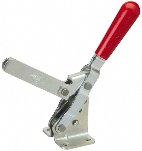 De-Sta-Co 210-21 Manual Hold-Down Toggle Clamp: Vertical, 750 lb Capacity, Solid Bar, Flanged Base Image