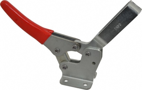 De-Sta-Co 245-U Manual Hold-Down Toggle Clamp: Horizontal, 1,000 lb Capacity, U-Bar, Flanged Base 