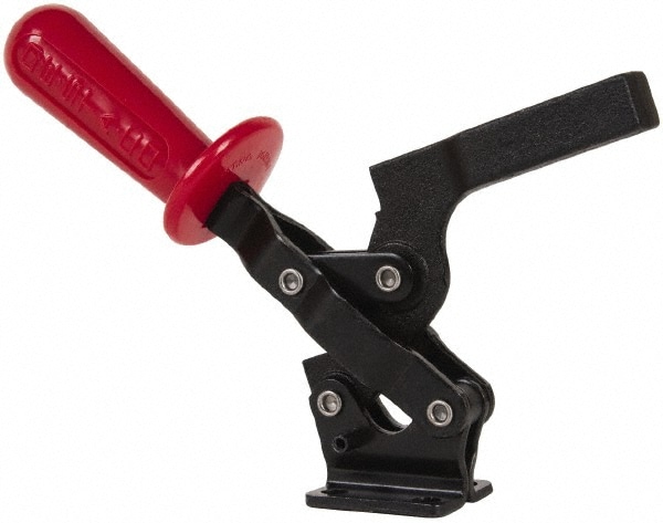 De-Sta-Co 518 Manual Hold-Down Toggle Clamp: Vertical, 500 lb Capacity, Solid Bar, Flanged Base Image