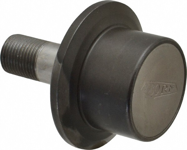 Flanged Cam Follower: 1.5" Roller Length, 1.5" Stud Length