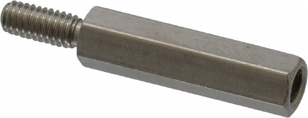 Male-Female Hex Circuit Board Standoff: M4 x 0.7, 6 mm Width Across Flats