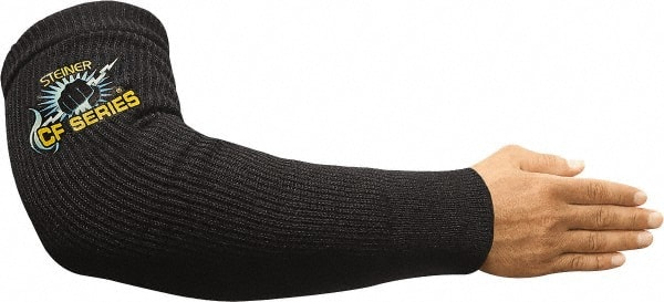 Flame-Resistant Sleeves: Size Universal, Carbon Fiber Knit, Black