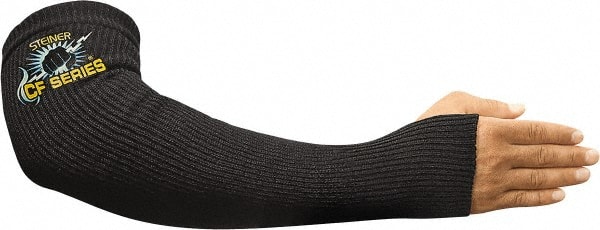 Flame-Resistant Sleeves: Size Universal, Carbon Fiber Knit, Black
