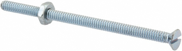 Value Collection FLSB0190350CZ Machine Screw: #10-24 x 3-1/2", Flat Head, Slotted Image