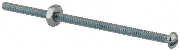 Value Collection RDSB0130300CZ Machine Screw: #6-32 x 3", Round Head, Slotted Image