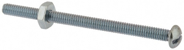 Value Collection RDSB0160250CZ Machine Screw: #8-32 x 2-1/2", Round Head, Slotted Image