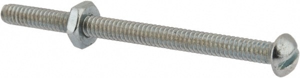 Value Collection RDSB0190275CZ Machine Screw: #10-24 x 2-3/4", Round Head, Slotted Image