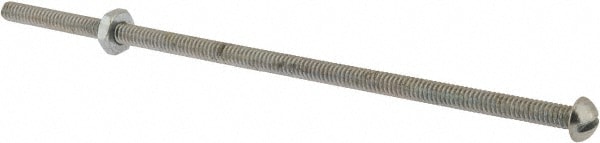 Value Collection RDSB0190600CZ Machine Screw: #10-24 x 6", Round Head, Slotted Image