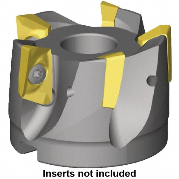 Kennametal 5898598 2" Cut Diam, 3/4" Arbor Hole Diam, 14mm Max Depth, Indexable Square-Shoulder Face Mill Image