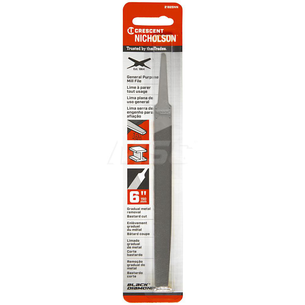 Nicholson AmericanPattern File 6" Long, Mill, Single MSC