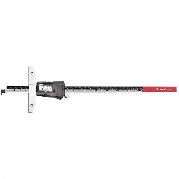 Starrett 12260 0mm to 300mm Stainless Steel Electronic Depth Gage 