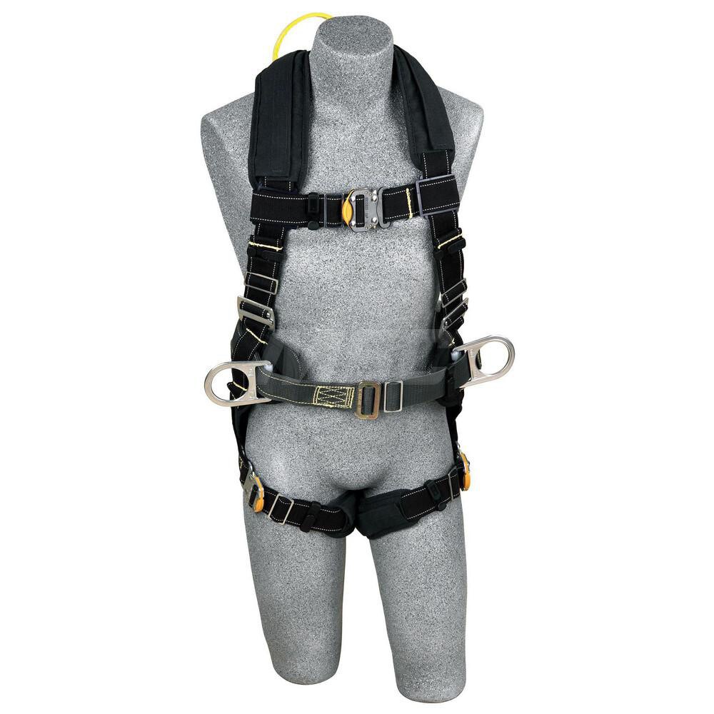 Fall Protection Harnesses: 310 Lb, Construction Style, Size Large, For General Industry & Positioning, Nomex & Kevlar, Back & Side
