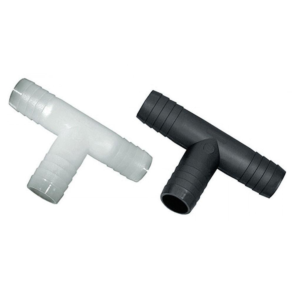 Barbed Tube Insert Tee Plug: 1/2 x 1/2 x 1/2" Barbs