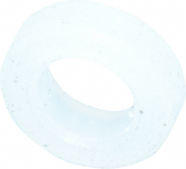 Round Circuit Board Spacer: M3 Screw, 2 mm OAL, 3.2 to 3.6 mm ID, 6 mm OD, Nylon