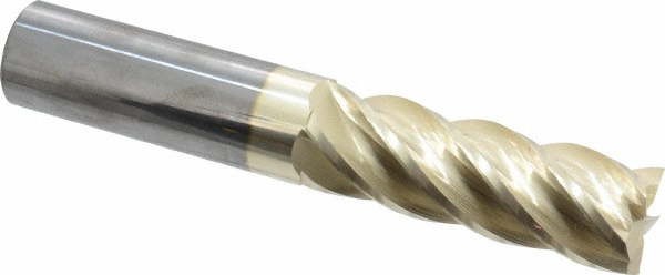 Accupro 55010048C5 Square End Mill: 1 Dia, 3 LOC, 1 Shank Dia, 6 OAL, 5 Flutes, Solid Carbide Image
