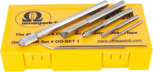 5/64 to 1/4" Drill Size, Tap Extractor Drill Sets