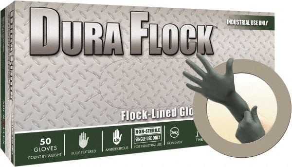 Microflex DFK-608-S Disposable Gloves: Size Small, 8 mil, Nitrile 