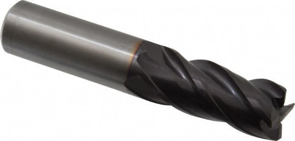 Guhring 9031140190500 Square End Mill: 3/4 Dia, 1-1/2 LOC, 3/4 Shank Dia, 4 OAL, 4 Flutes, Solid Carbide Image