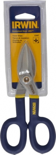 Tinner's Snips: 7" OAL, 1-1/2" LOC