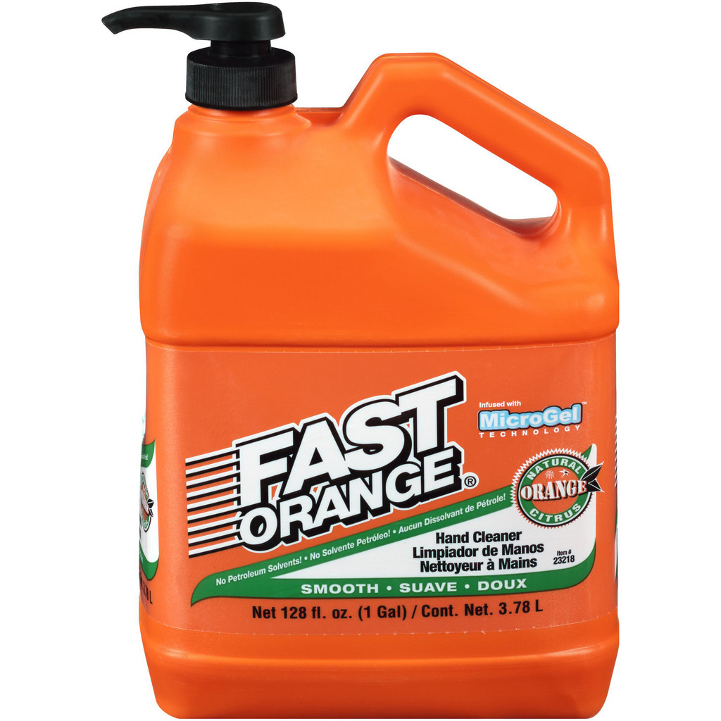 Permatex | Fast Orange® Smooth Lotion Hand Cleaner, 1 Gal Pump Bottle - For Tough Grime Removal w/ Skin-Conditioning & Solvent-Free Safety | Part