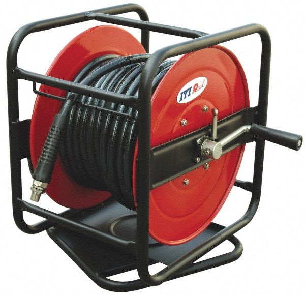 PRO-SOURCE 100 ft. Manual Hose Reel 250 psi, Hose Included 2840031021PRO -  89931398