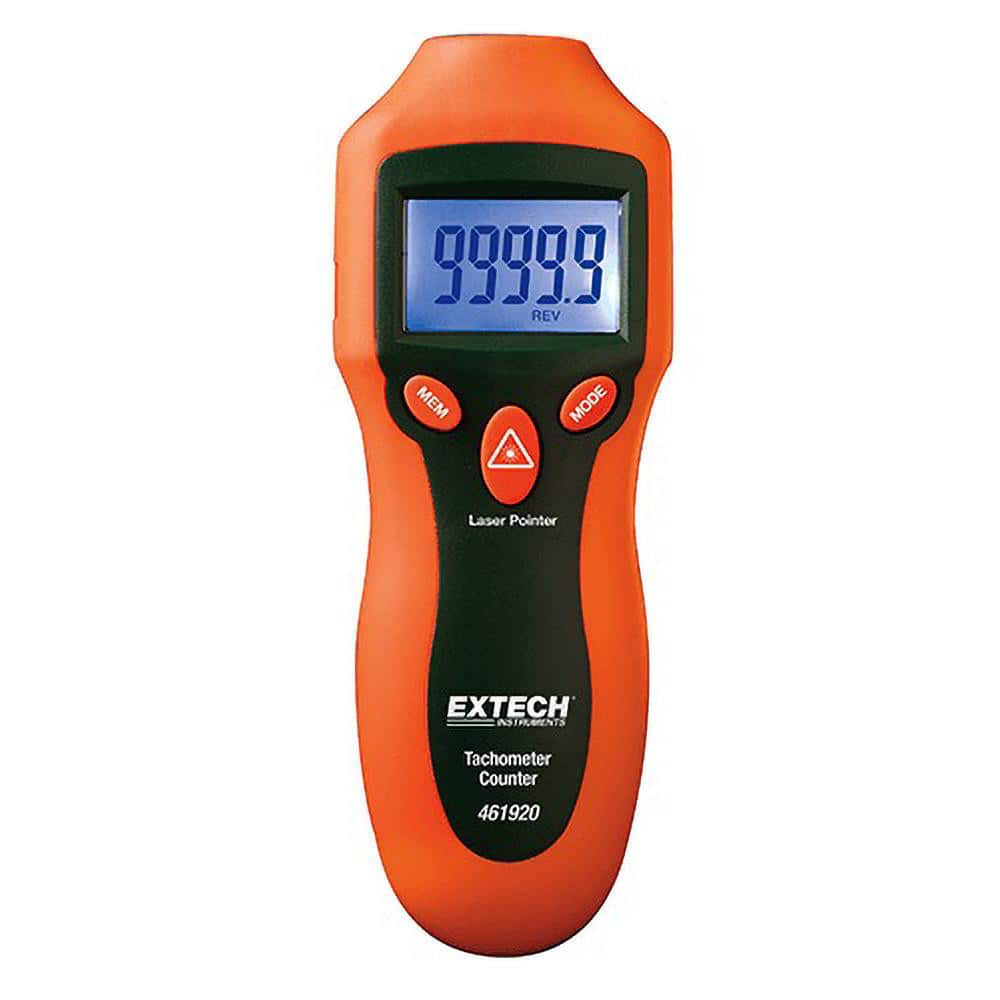 Accurate up to 0.05%, 0.1 RPM Resolution, Noncontact Tachometer