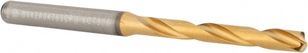 Kennametal 4150663 Jobber Length Drill Bit: 0.1875" Dia, 140 °, Solid Carbide Image