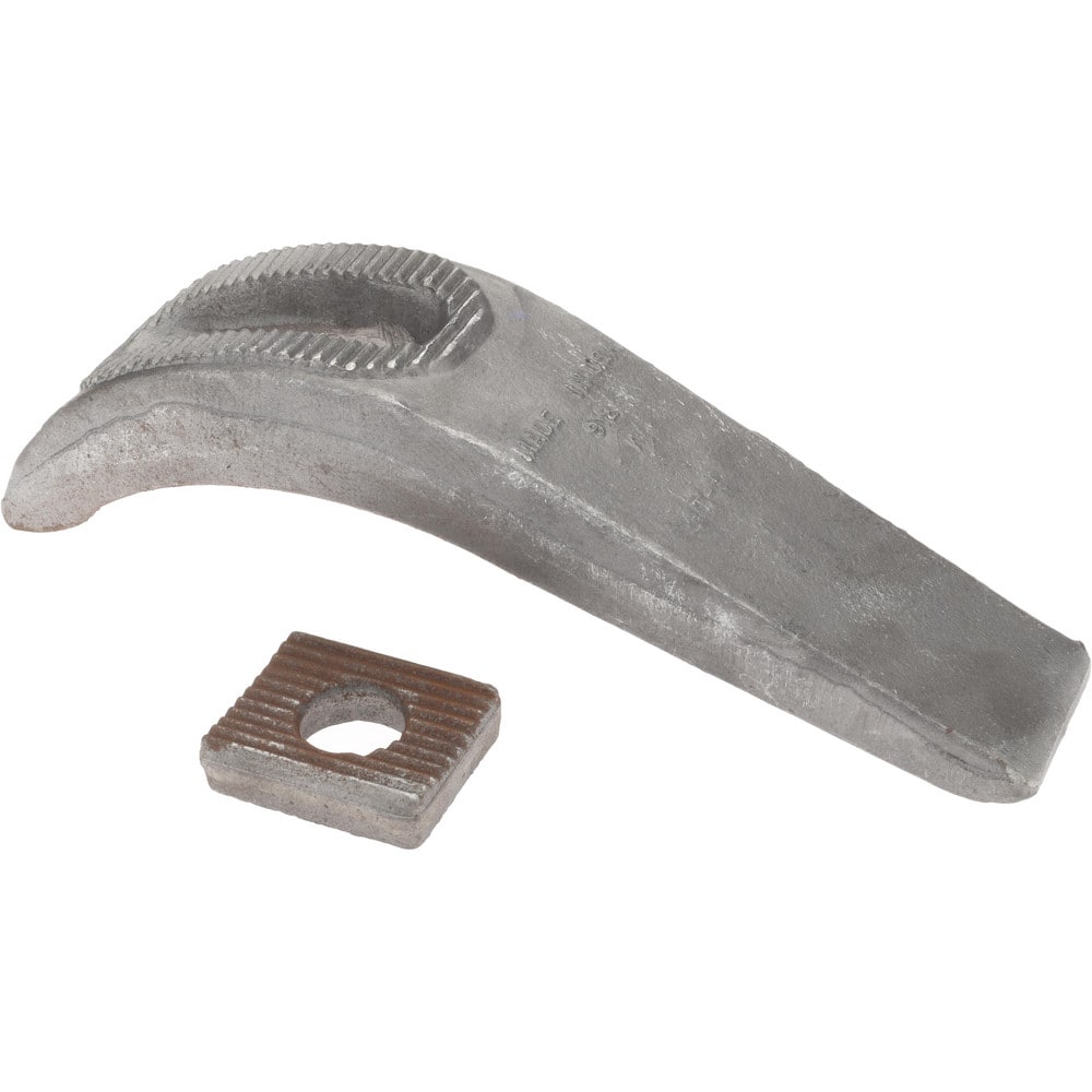Clamp Strap: Carbon Steel, 1" Stud, Plain Nose