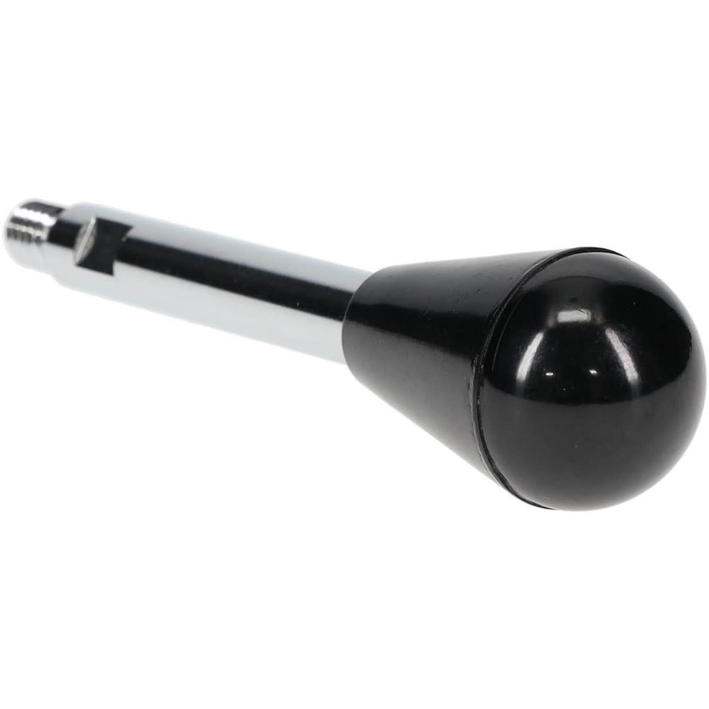 5/16-18 Stem, 1" Knob Diam, 0.39" Shaft Diam, Gear Lever Arm with Oval Knob