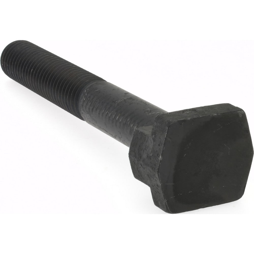 Steel T-Slot Bolt: 5/8-11, 2-1/2" Thread Length, 5/8" Slot Width, Black Finish