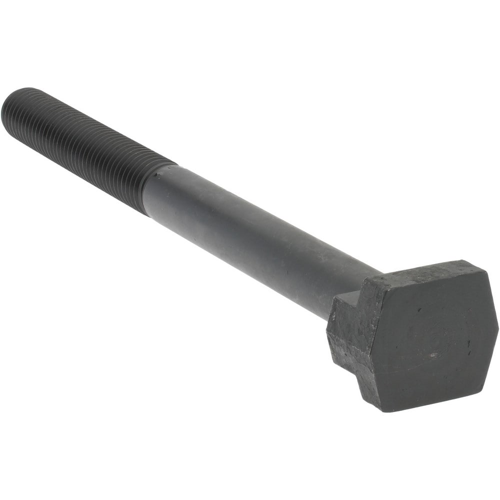 Steel T-Slot Bolt: 5/8-11, 3-1/2" Thread Length, 5/8" Slot Width, Black Finish