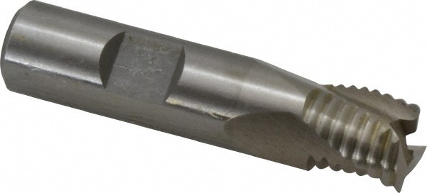 Value Collection 724-0134 Square End Mill: 5/8 Dia, 5/8 LOC, 5/8 Shank Dia, 2-3/4 OAL, 3 Flutes, Cobalt Image