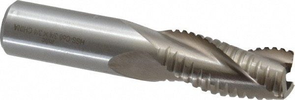 Value Collection 724-4186 3/4" Diam 3-Flute 30° Cobalt Square Roughing & Finishing End Mill Image