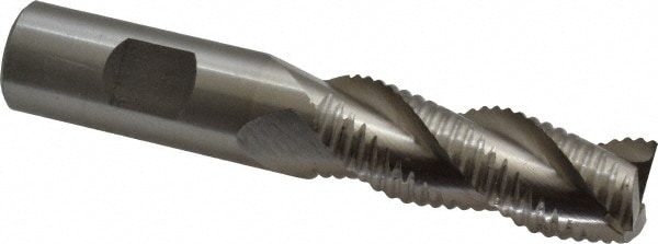 Value Collection 723-4517 Square End Mill: 3/4 Dia, 2 LOC, 3/4 Shank Dia, 4-1/4 OAL, 3 Flutes, Cobalt Image