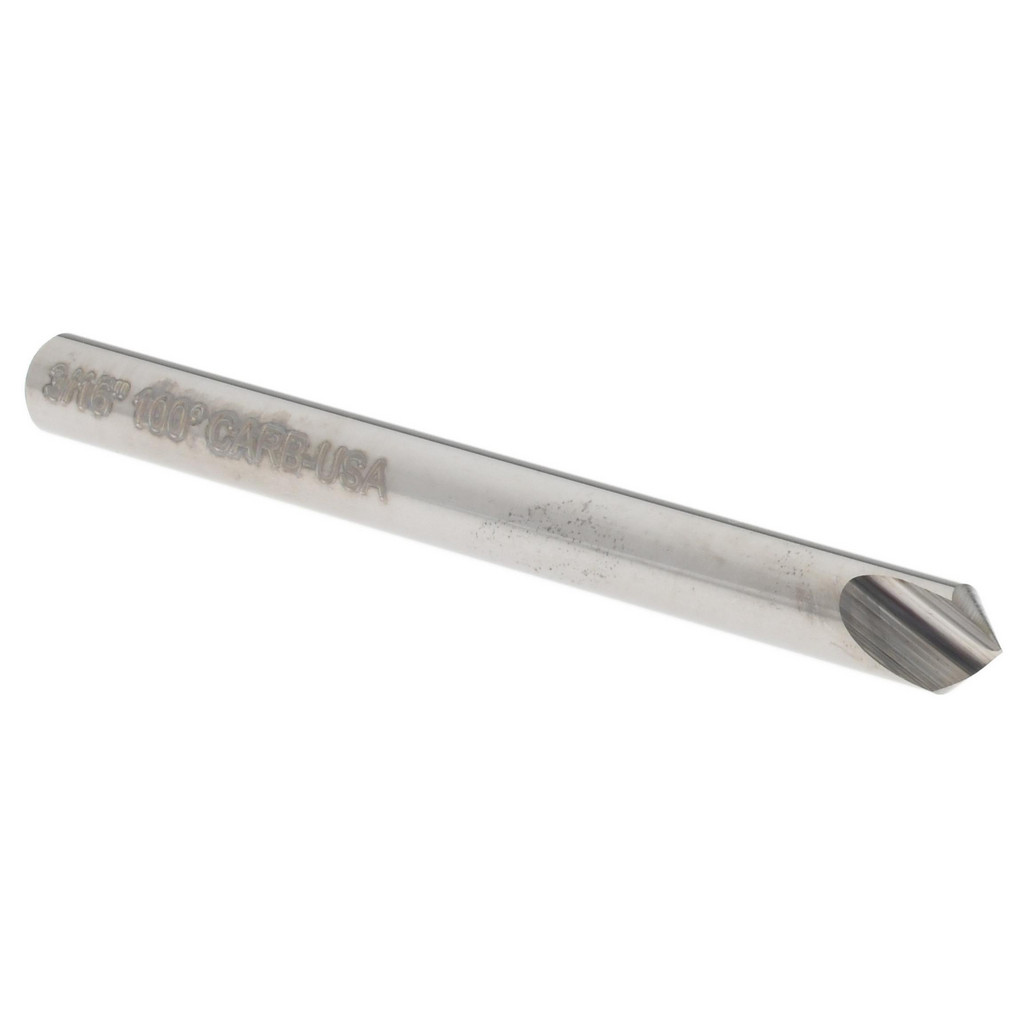 Hertel 331-002080 3/16" Head Diam, 3/16" Shank Diam, 1 Flute 100&deg; Solid Carbide Countersink Image