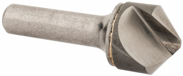 Hertel 331-010080 1" Head Diam, 1/2" Shank Diam, 1 Flute 100&deg; Solid Carbide Countersink Image