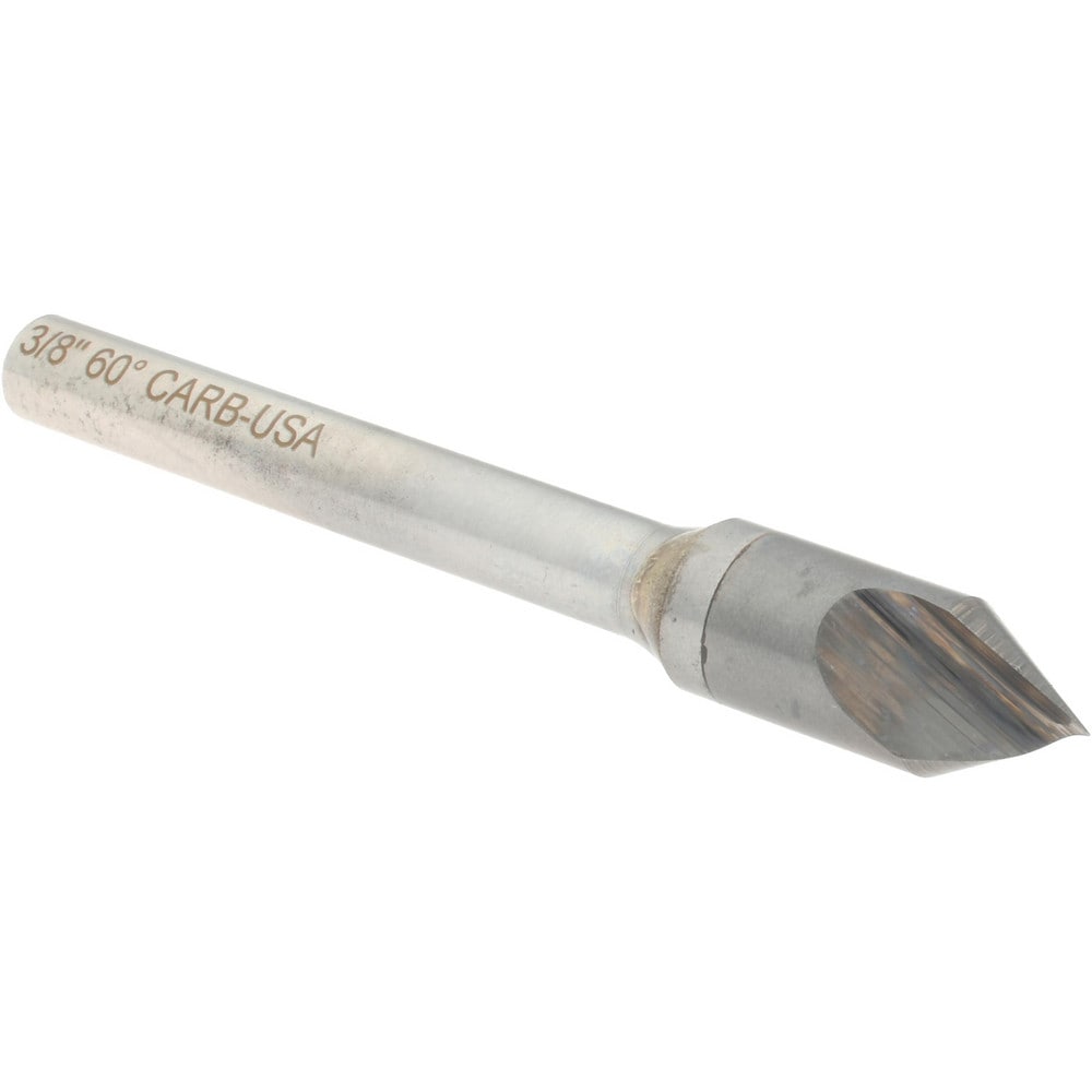 Hertel 331-005050 3/8" Head Diam, 1/4" Shank Diam, 1 Flute 60° Solid Carbide Countersink Image