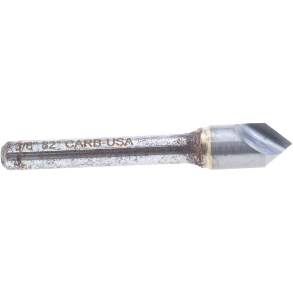 Hertel 331-005060 3/8" Head Diam, 1/4" Shank Diam, 1 Flute 82&deg; Solid Carbide Countersink Image
