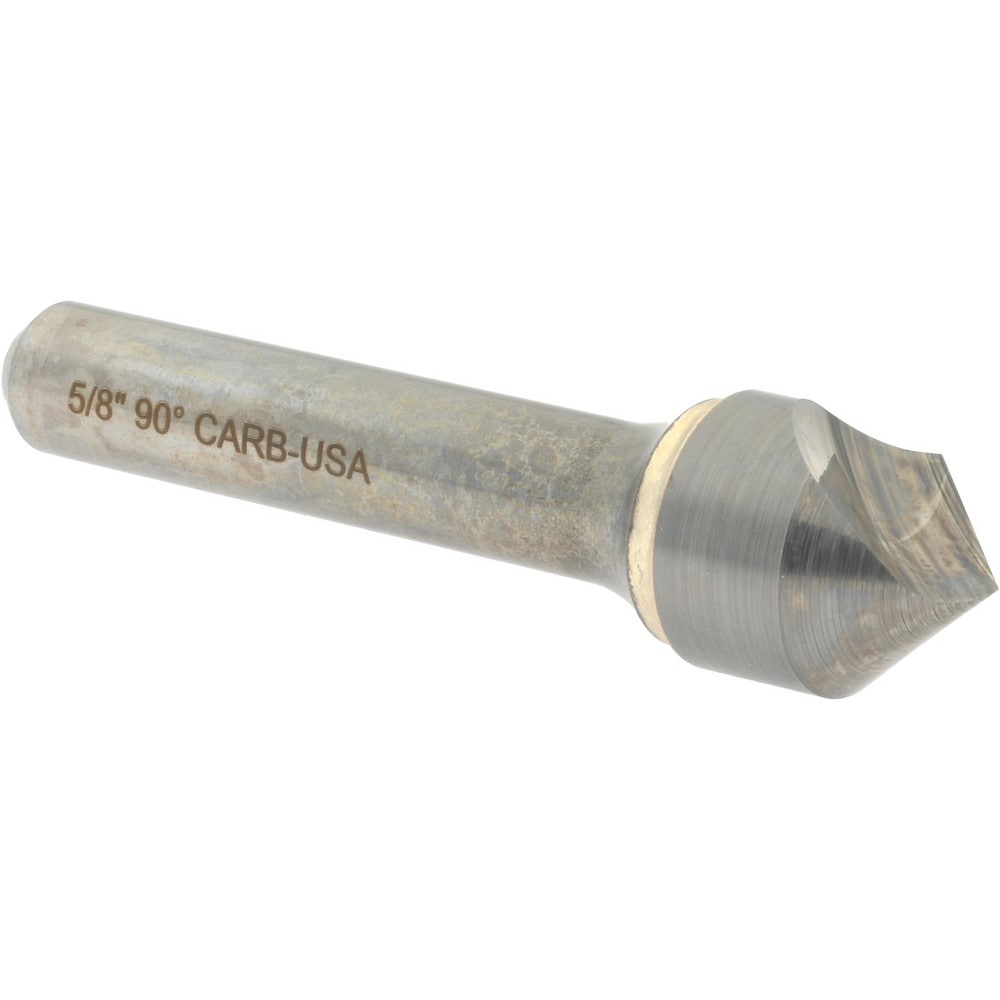 Hertel 331-007570 5/8" Head Diam, 3/8" Shank Diam, 1 Flute 90° Solid Carbide Countersink Image