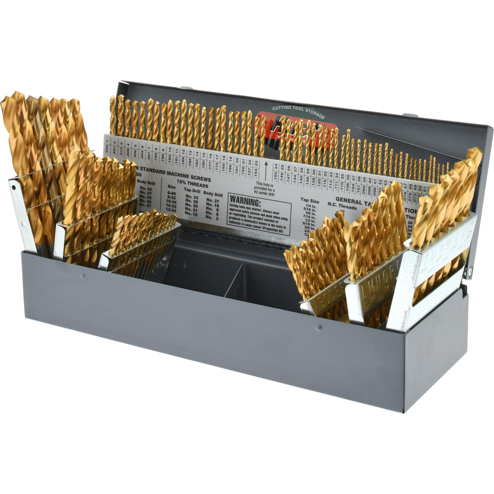HBM Jeu de forets courts en cobalt 150 pièces