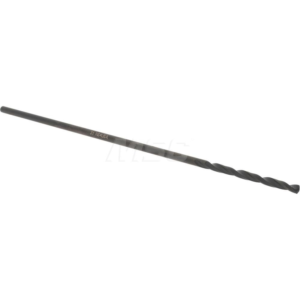 Aircraft Extension Drill Bit: #31, 135 ° Point, High Speed Steel