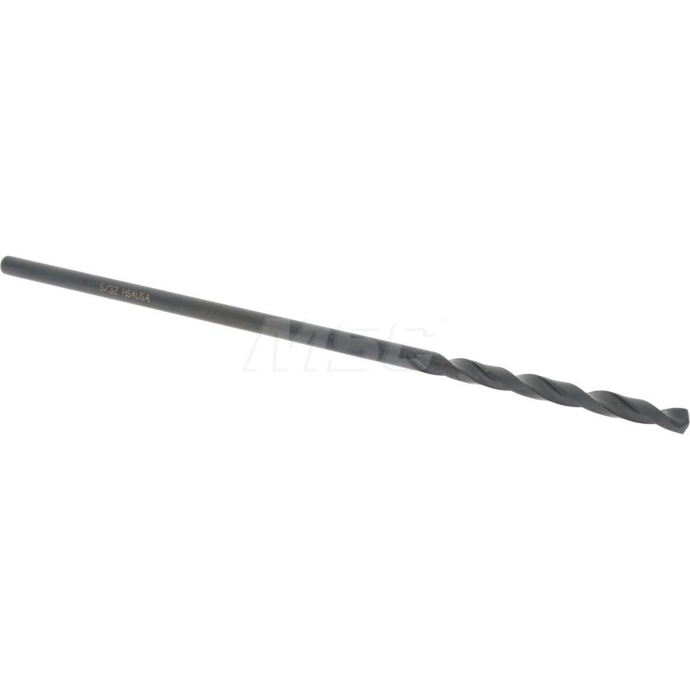 Aircraft Extension Drill Bit: 5/32" Dia, 135 ° Point, High Speed Steel