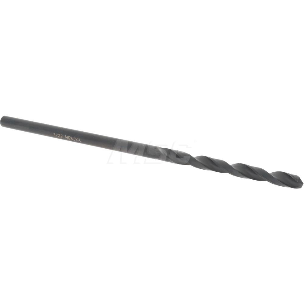 Aircraft Extension Drill Bit: 7/32" Dia, 135 ° Point, High Speed Steel