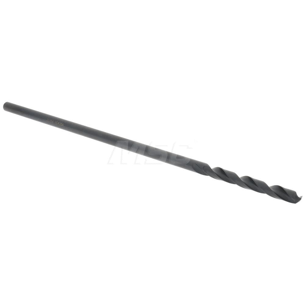 Aircraft Extension Drill Bit: 21/64" Dia, 135 ° Point, High Speed Steel