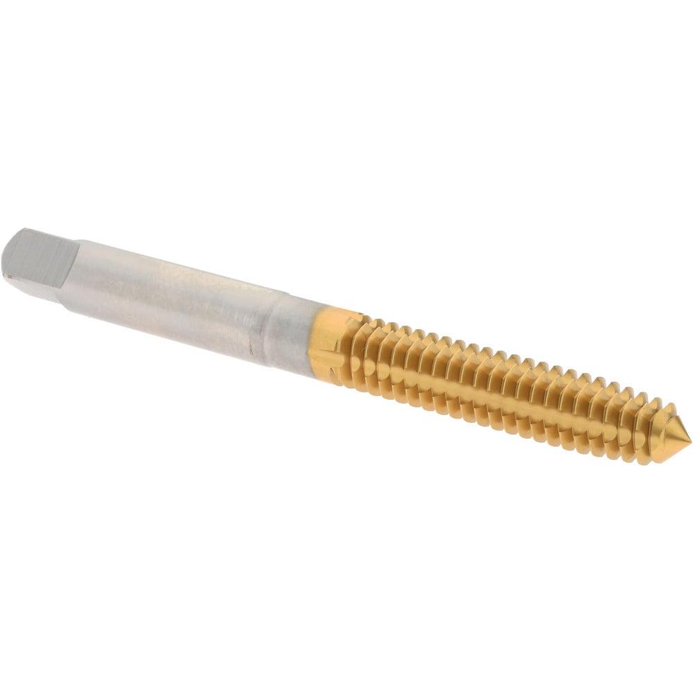 Thread Forming Tap: 1/4-20 UNC, Plug, High-Speed Steel, Titanium Nitride Coated