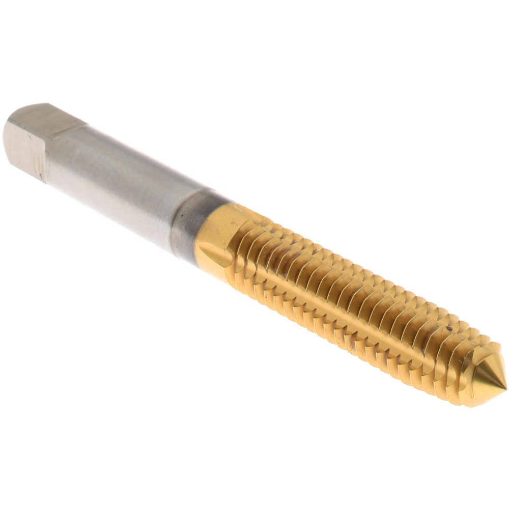 Thread Forming Tap: 5/16-18 UNC, 2B Class of Fit, Plug, High-Speed Steel, Titanium Nitride Coated
