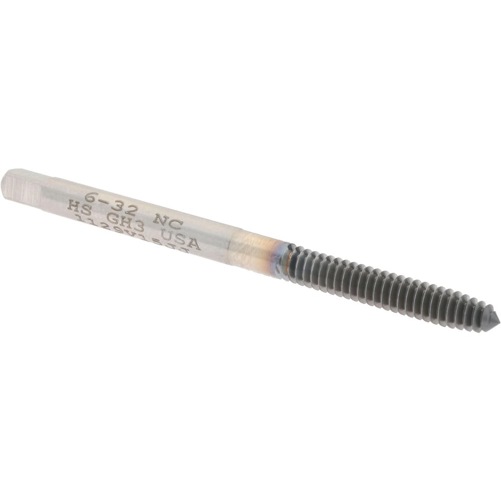 Thread Forming Tap: #6-32 UNC, Plug, High Speed Steel, TiCN Coated